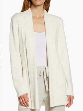 Barefoot dreams Cozy Chic Lite cabin Women's Cardigan Sweater size small